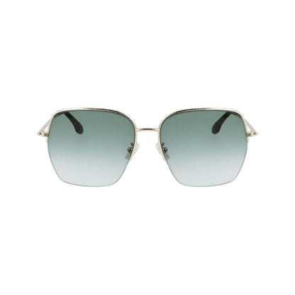 Victoria Beckham Gold Metal Sunglasses