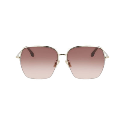 Victoria Beckham Gold Metal Sunglasses