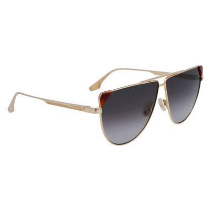 Victoria Beckham Brown Metal Sunglasses