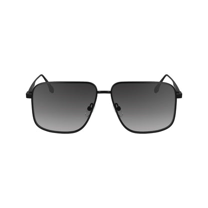 Victoria Beckham Black Metal Sunglasses