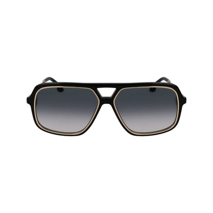 Victoria Beckham Black Acetate Sunglasses