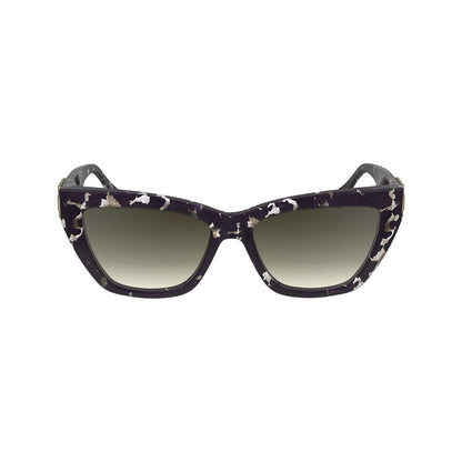 Victoria Beckham Black Acetate Sunglasses
