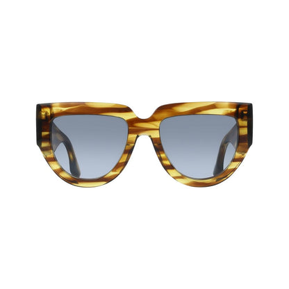 Victoria Beckham Brown Acetate Sunglasses