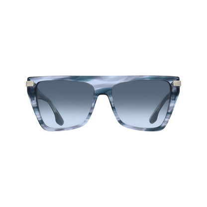Victoria Beckham Gray Acetate Sunglasses
