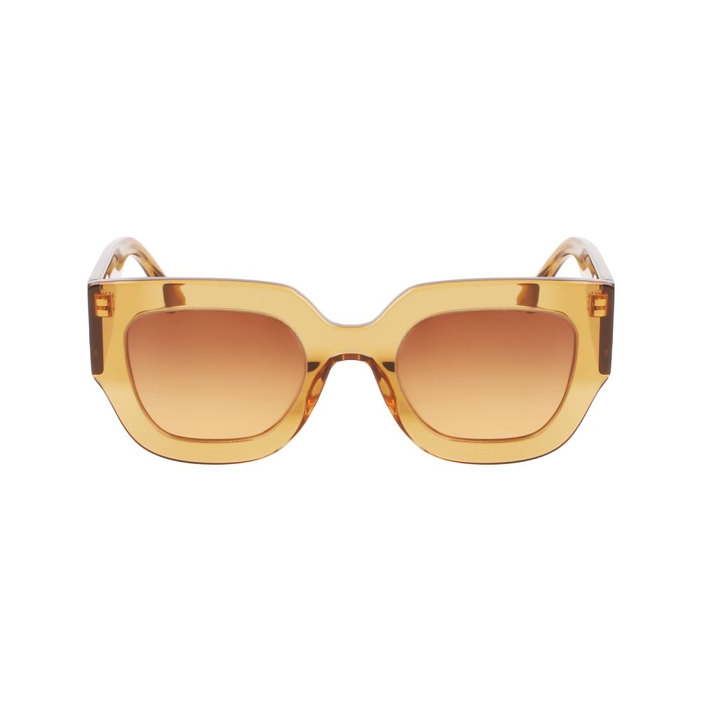 Victoria Beckham Brown Acetate Sunglasses