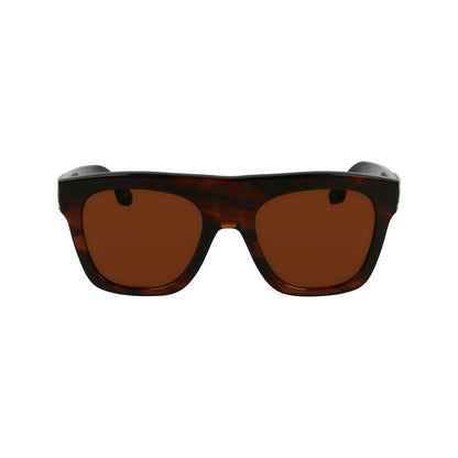 Victoria Beckham Brown Acetate Sunglasses