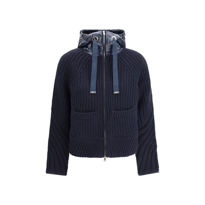 Herno Blue Fleece Wool Clothing