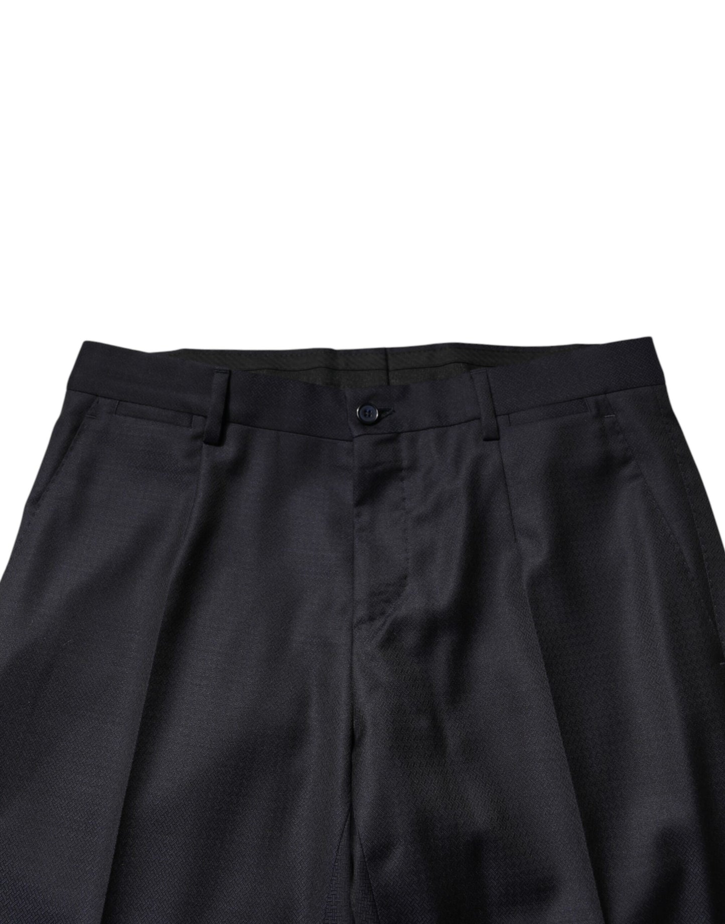 Dolce & Gabbana Black Wool Single Breasted Men 2 Piece Suit