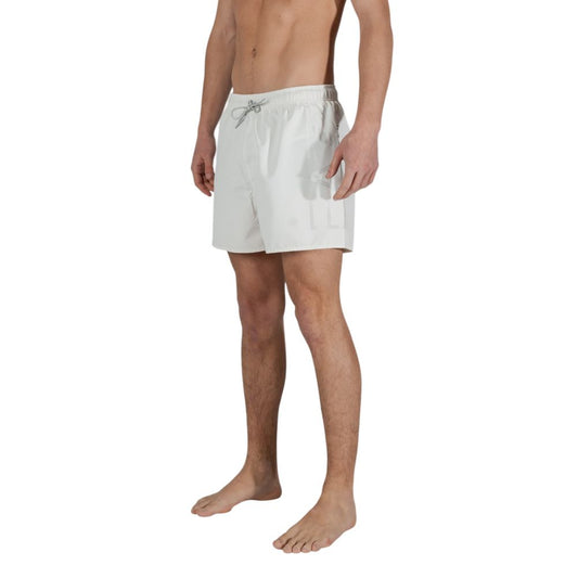 EA7 Emporio Armani Bicolor Polyester Swim Shorts
