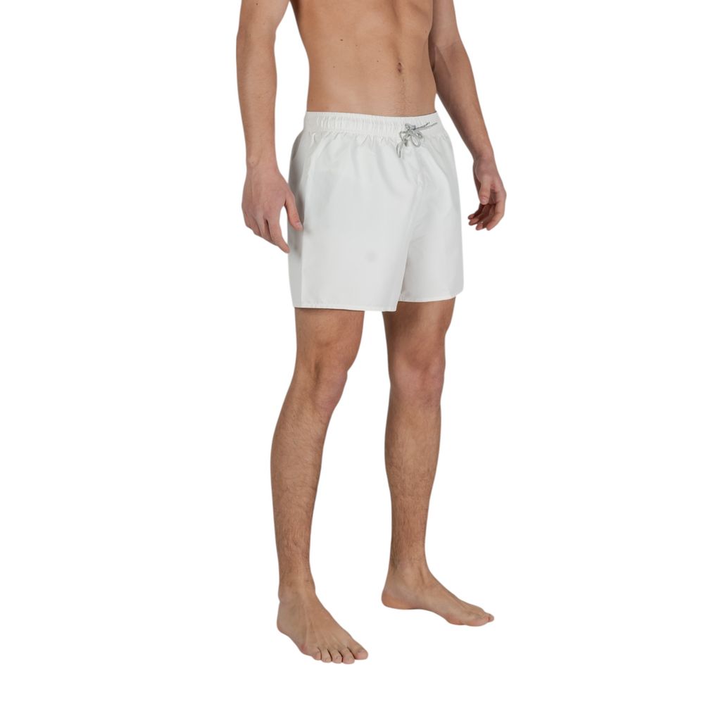 EA7 Emporio Armani Bicolor Polyester Swim Shorts