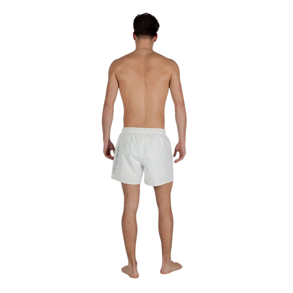 EA7 Emporio Armani Bicolor Polyester Swim Shorts