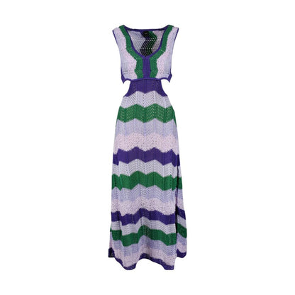 PINKO Purple Polyamide Long Dress