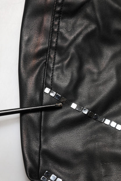 Philosophy di Lorenzo Serafini Black Embellished Tapered  Pants