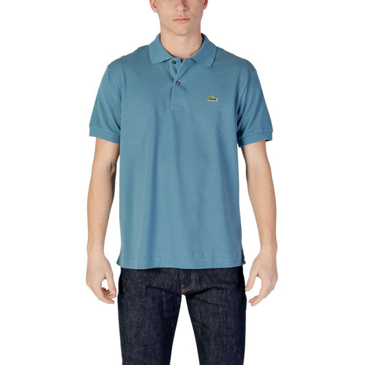 Lacoste Blue Cotton Polo Shirt
