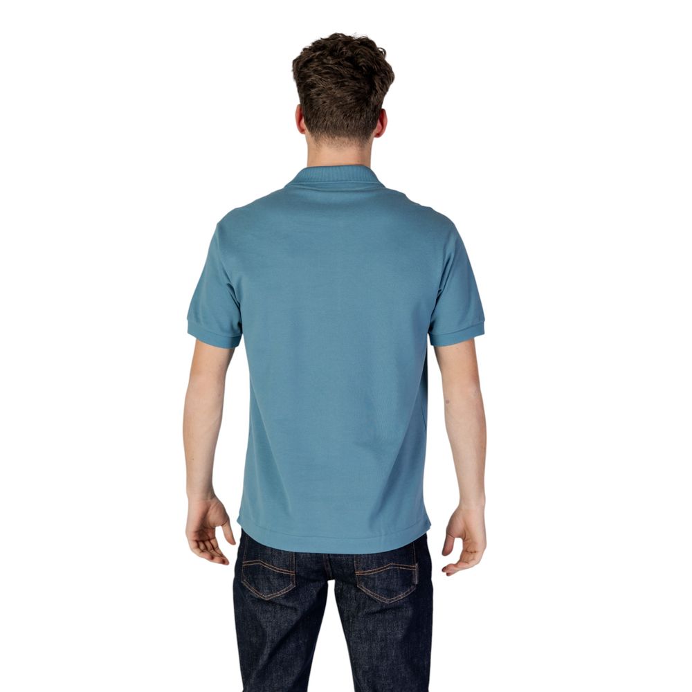 Lacoste Blue Cotton Polo Shirt