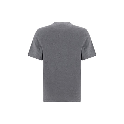 Brunello Cucinelli Gray Cotton T-Shirt