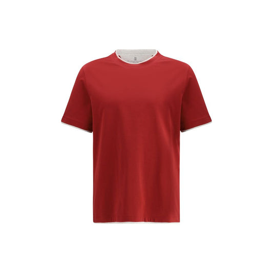 Brunello Cucinelli Multicolor Cotton T-Shirt
