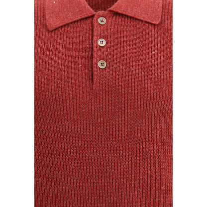 Brunello Cucinelli Multicolor Cotton Polo Shirt