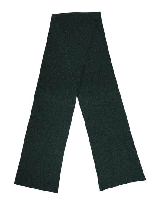 Dolce & Gabbana Green Cashmere Knitted Neck Wrap Shawl Scarf