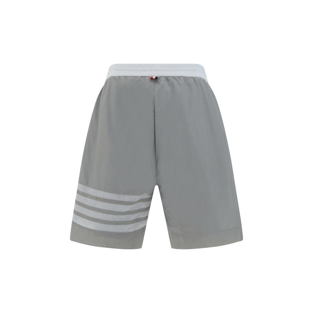 Thom Browne Gray Polyamide Bermuda Shorts