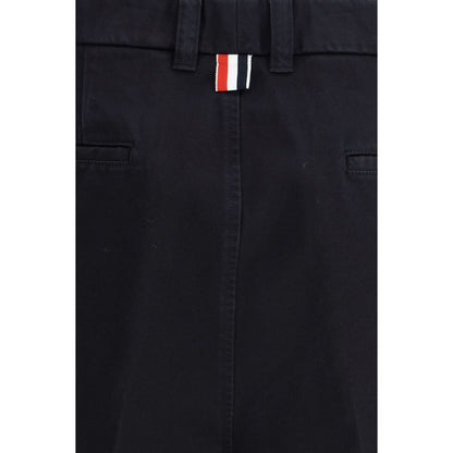 Thom Browne Blue Polyester Bermuda Shorts