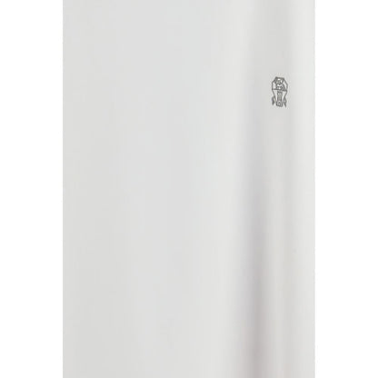 Brunello Cucinelli White Cotton T-Shirt