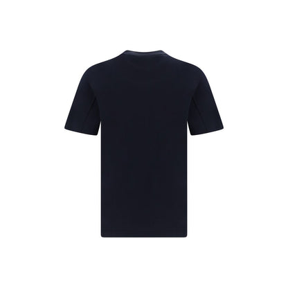 Brunello Cucinelli Blue Cotton T-Shirt