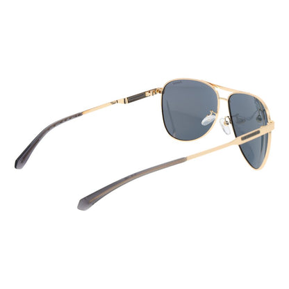 Polaroid Gold Stainless Steel Sunglasses