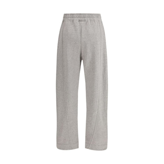 Ganni Gray Cotton Casual Pants