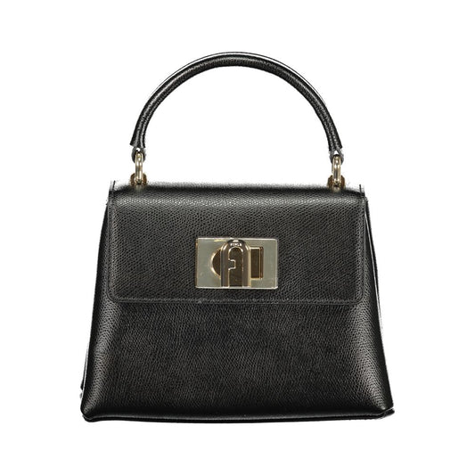 Furla Nero Leather Woman Handbag