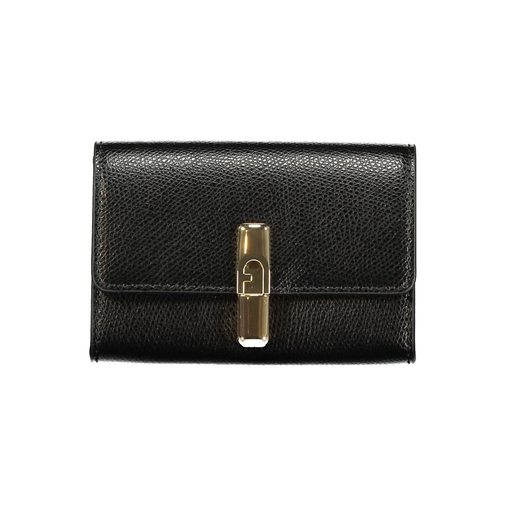 Furla Nero Leather Women Wallet