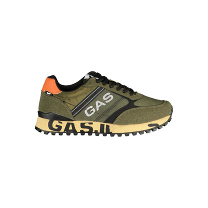 Gas Verde Poliestere Men Sneaker