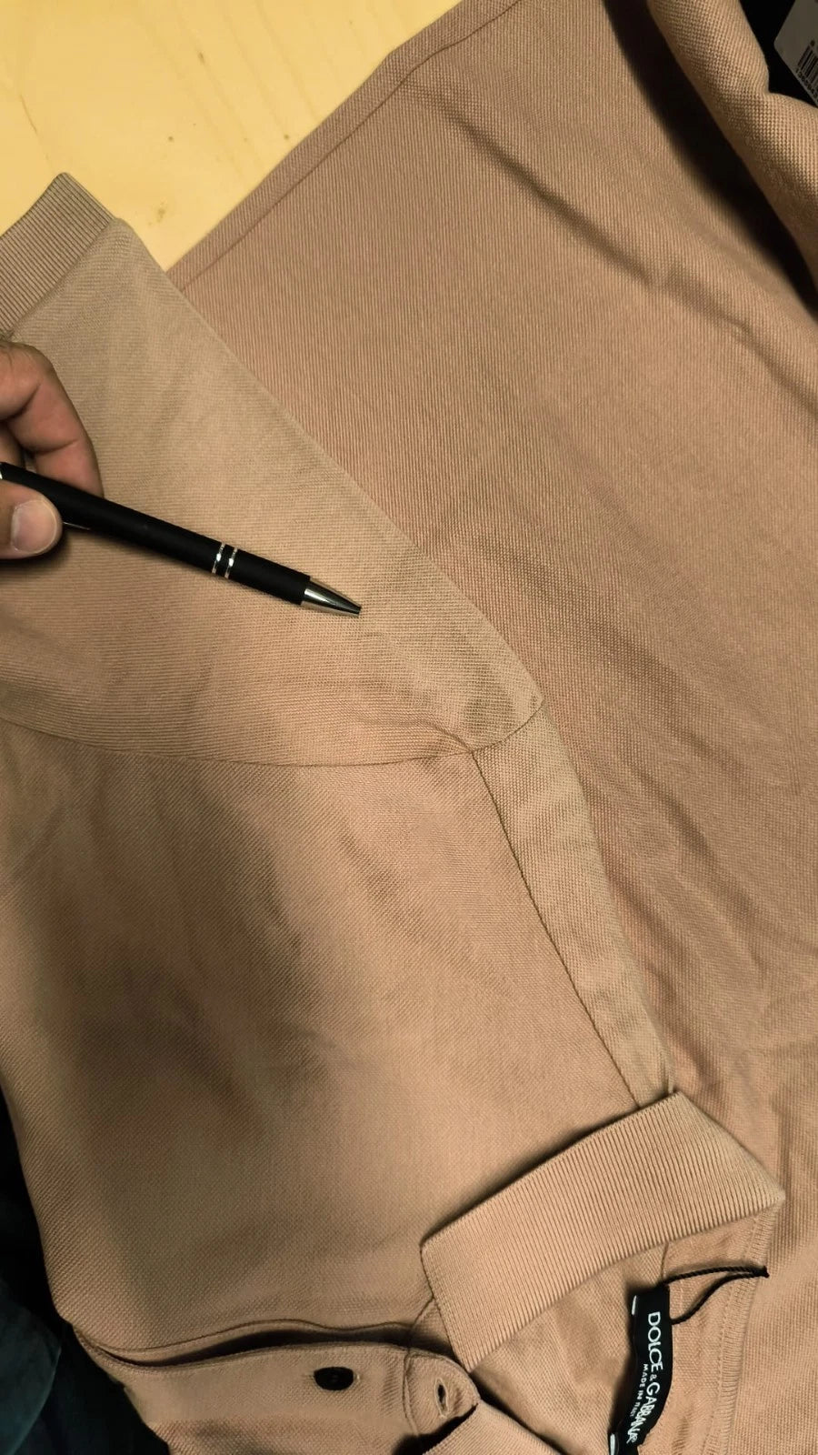 Dolce & Gabbana Pink Collared Short Sleeve Crown Men Polo T-shirt