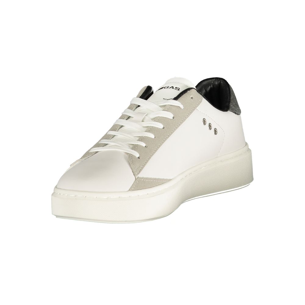 Gas Bianco Polyurethane Men Sneaker