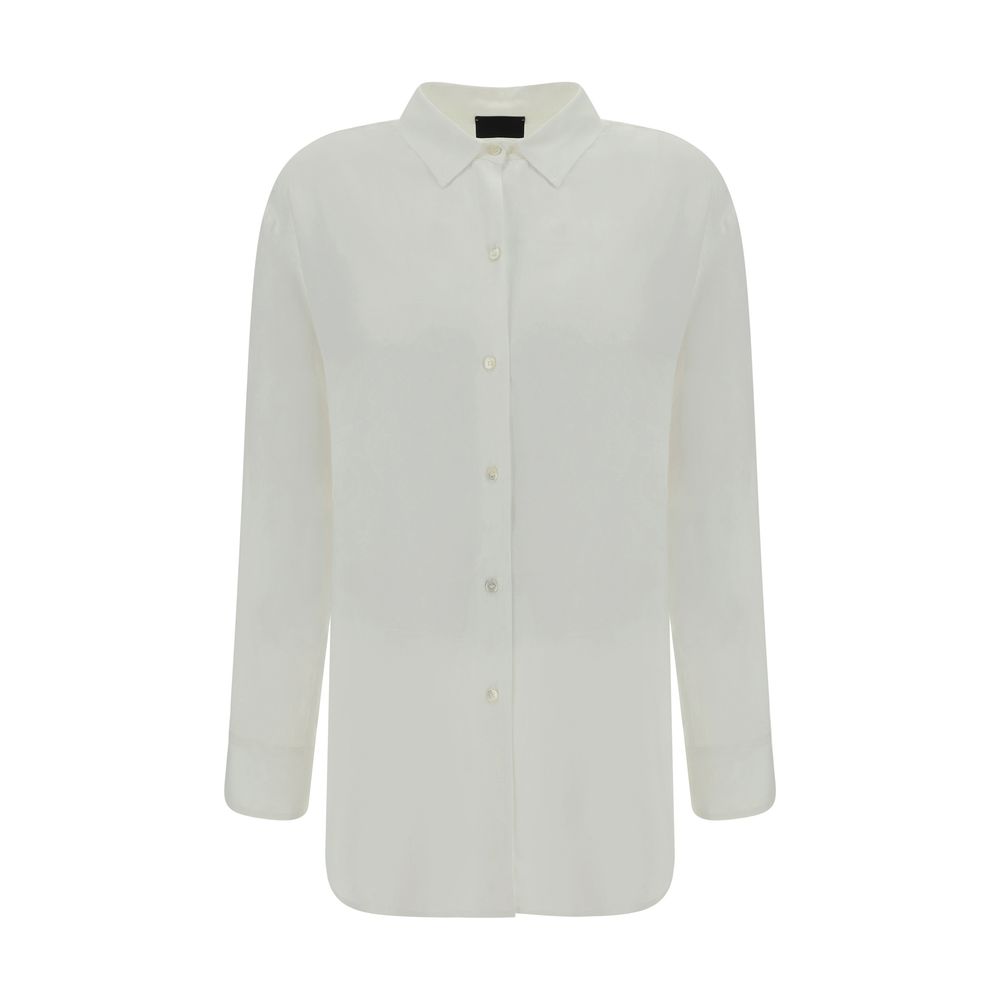 F.IT White Acetate Dress Shirt