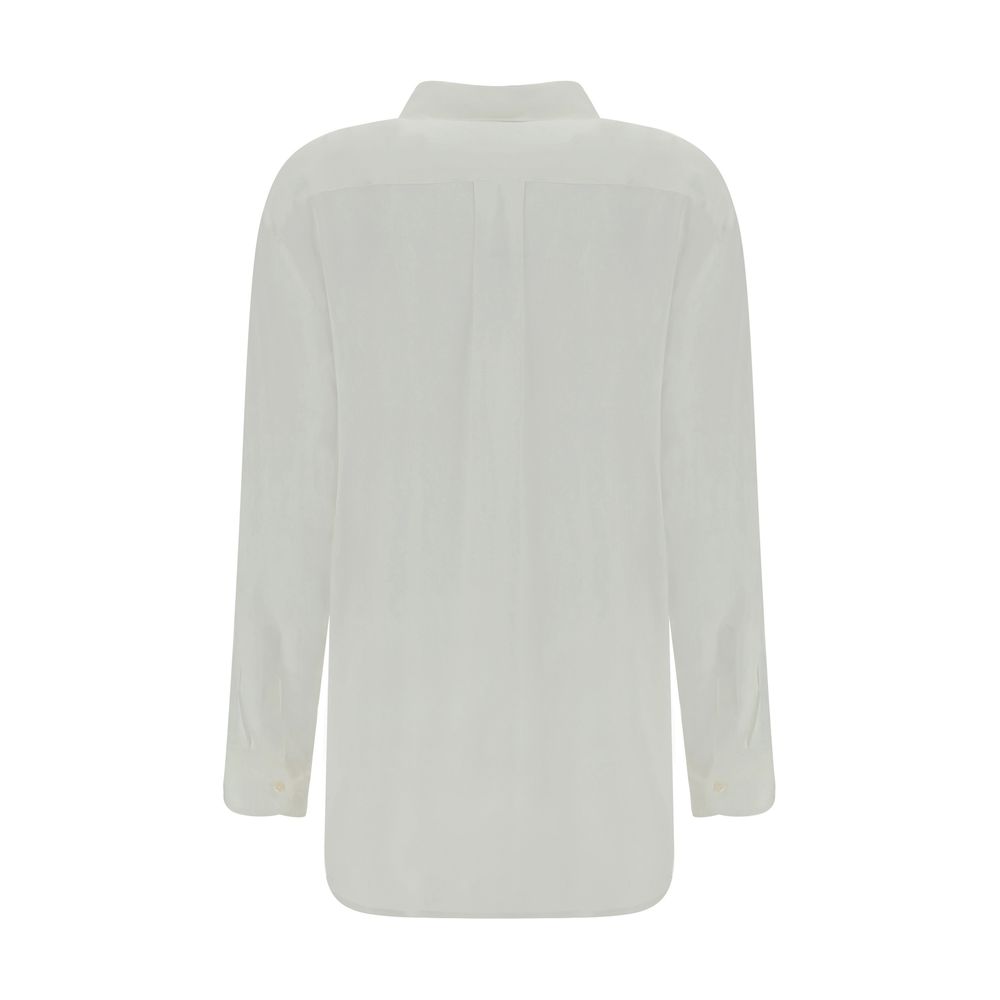 F.IT White Acetate Dress Shirt