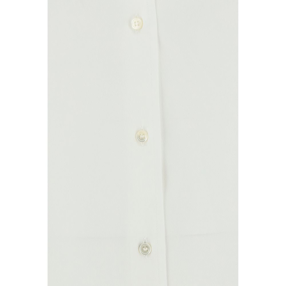 F.IT White Acetate Dress Shirt