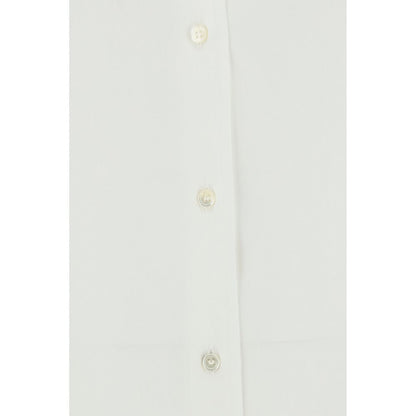 F.IT White Acetate Dress Shirt