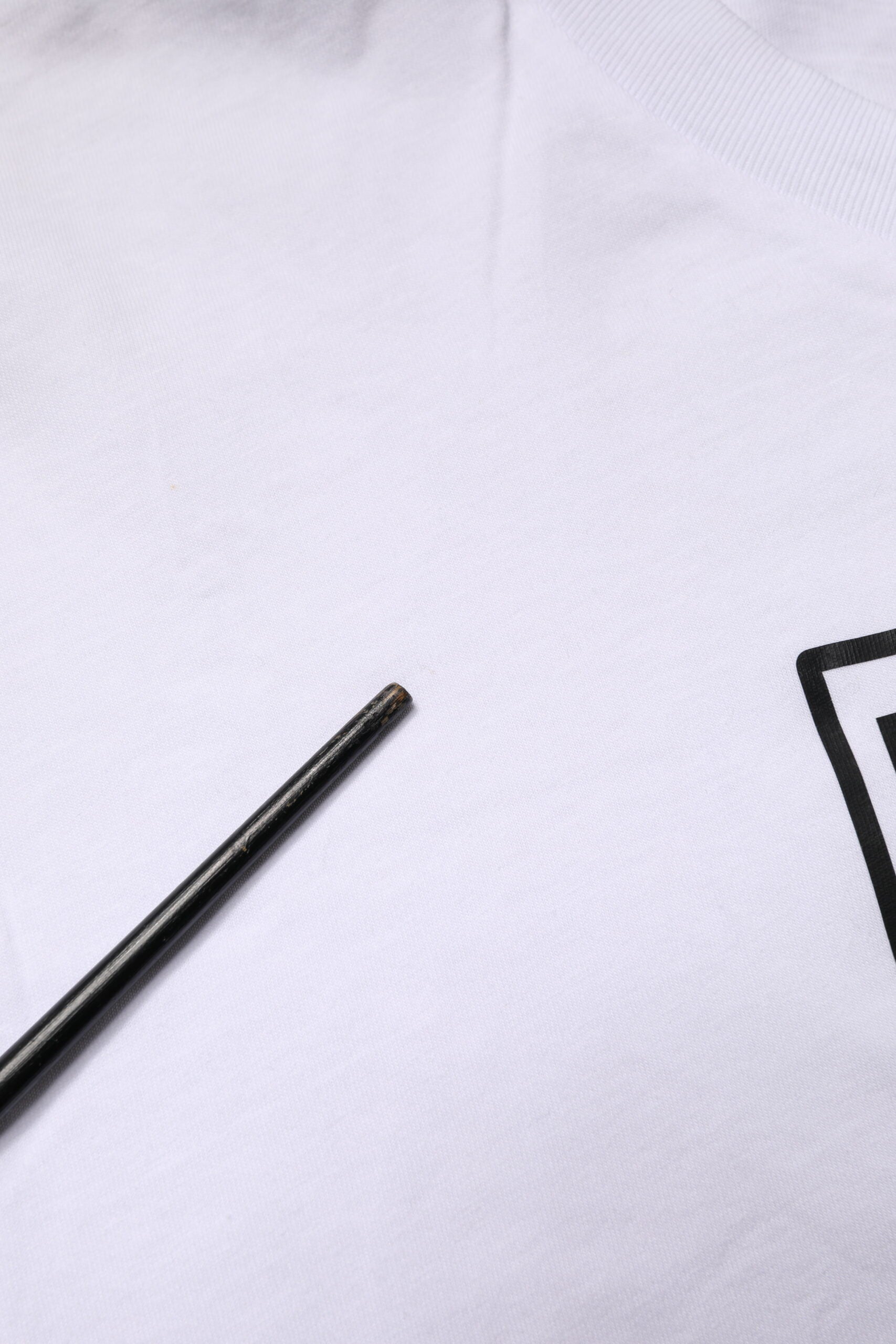 Dolce & Gabbana White Graphic Cotton Men Crew Neck T-shirt