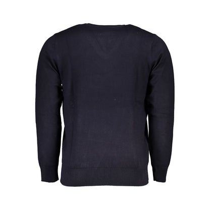 U.S. Grand Polo Blue Viscosa Men's Sweater