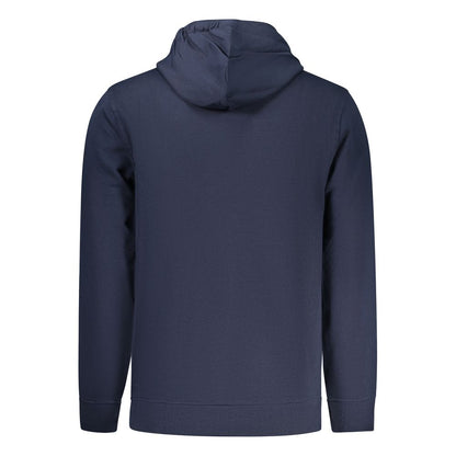 Tommy Hilfiger Blue Cotton Men Hoodie