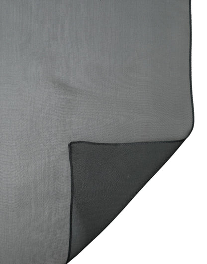 Dolce & Gabbana Dark Green Stole Silk Neck Wrap Shawl  Scarf