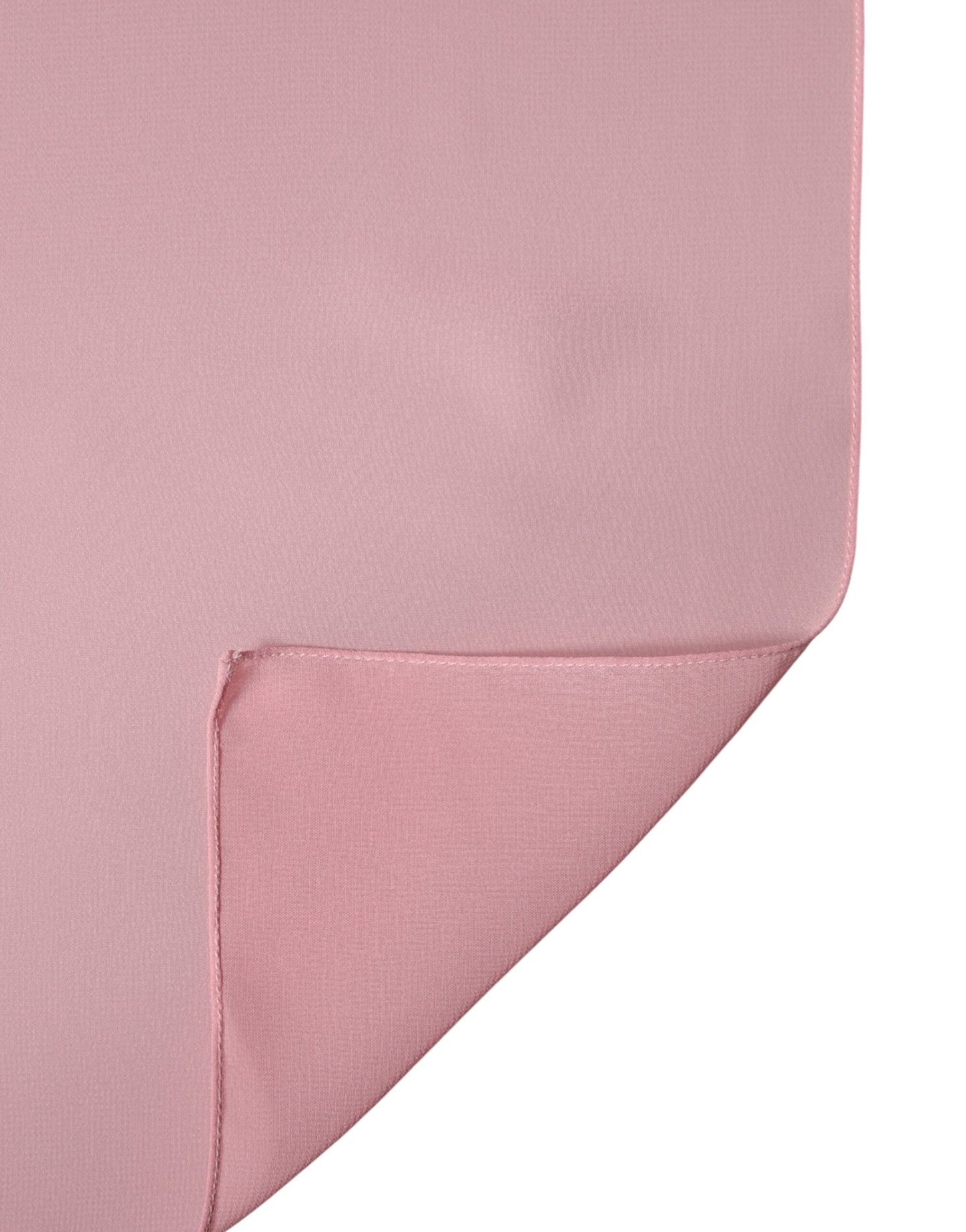 Dolce & Gabbana Pink Silk Stole Neck Wrap Shawl Men  Scarf