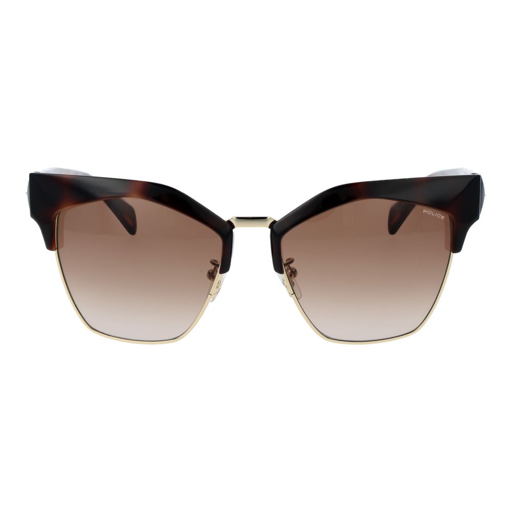 Police Brown Plastic Sunglasses