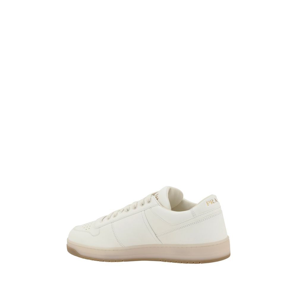 Prada White Lamb Ovis Aries Aries Low Top Sneakers