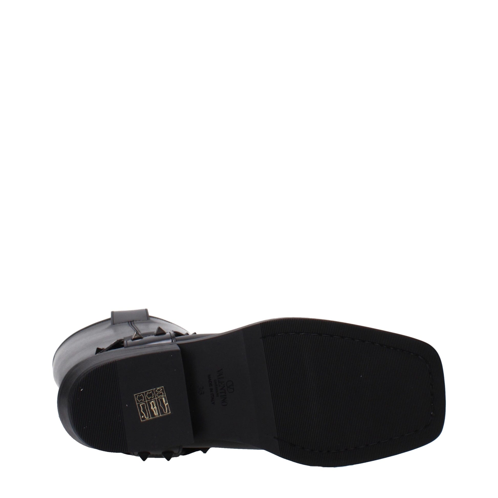 Valentino Garavani Black Leather Boots