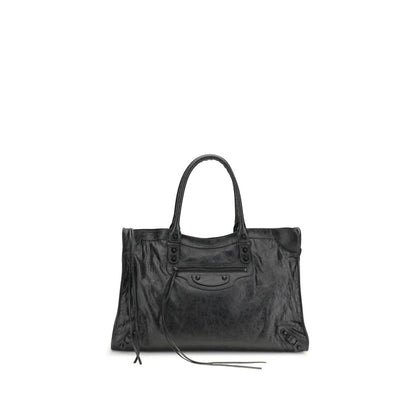 Balenciaga Black Lamb Ovis Aries Aries Shoulder Bag
