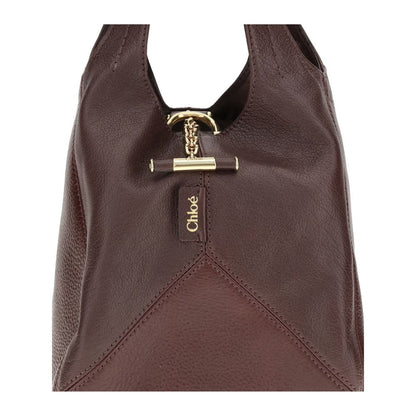 Chloé Brown Buffalo Leather Shoulder Bag