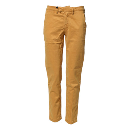 Haikure Beige Tapered Mid Waist Chino Casual Trouser Pants