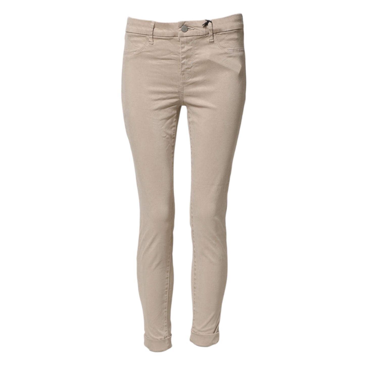 J Brand Beige Skinny Mid Waist Chino Casual Trouser Pants